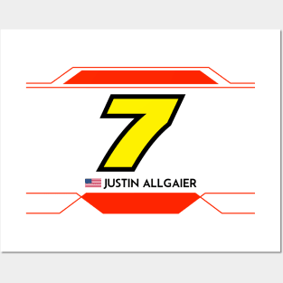 Justin Allgaier #7 2023 NASCAR Design Posters and Art